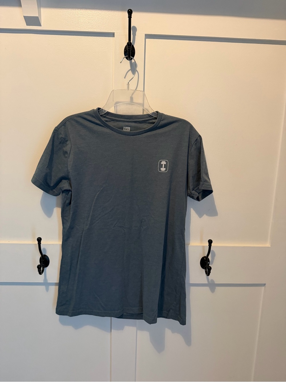 WoMen's Short Sleeve Crewneck T-Shirt - Slate Blue